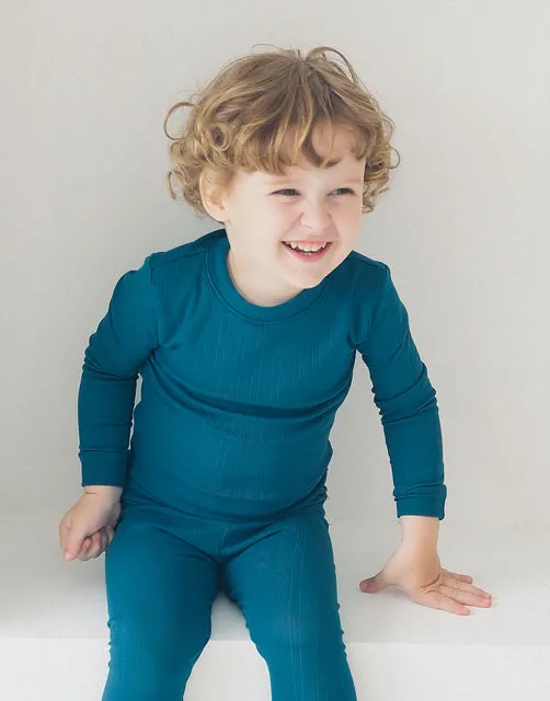 Punching Blue Long Sleeve Pajama