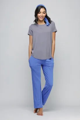 Relaxed Blue Straight Lounge Set