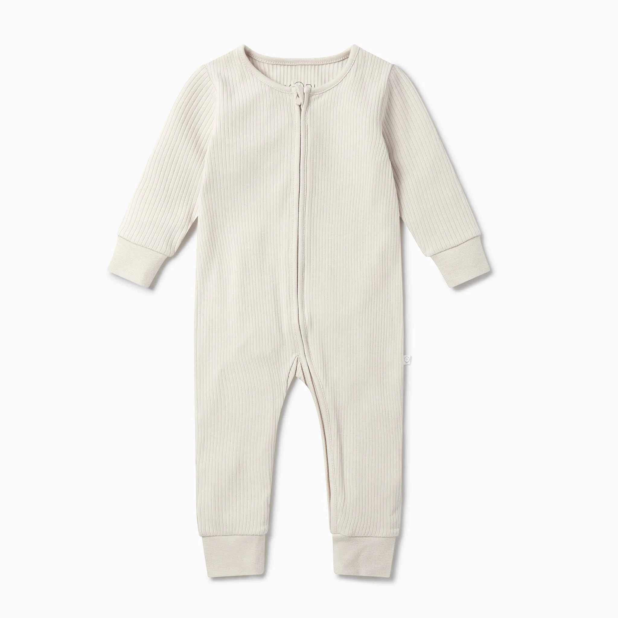 Ribbed Clever Zip Snug Fit Pajamas