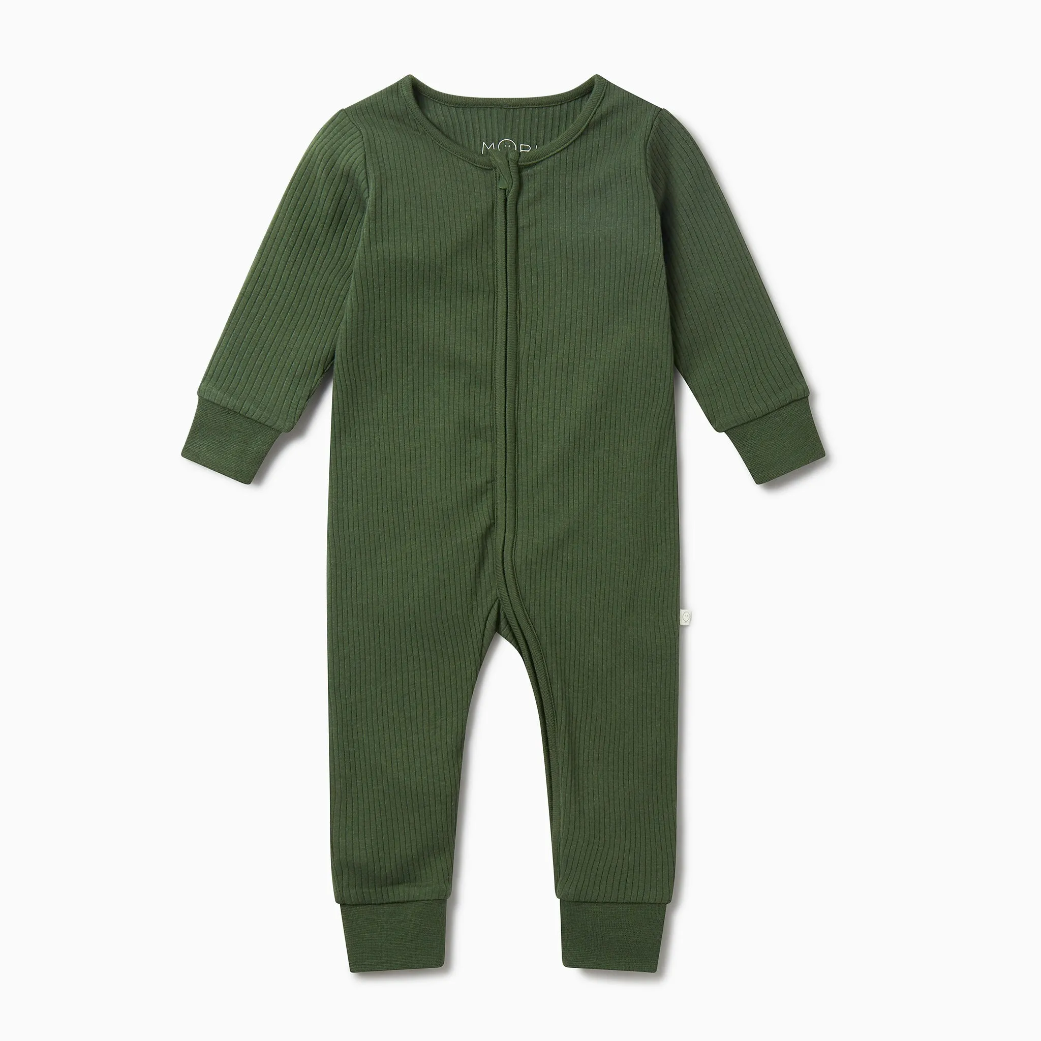 Ribbed Clever Zip Snug Fit Pajamas