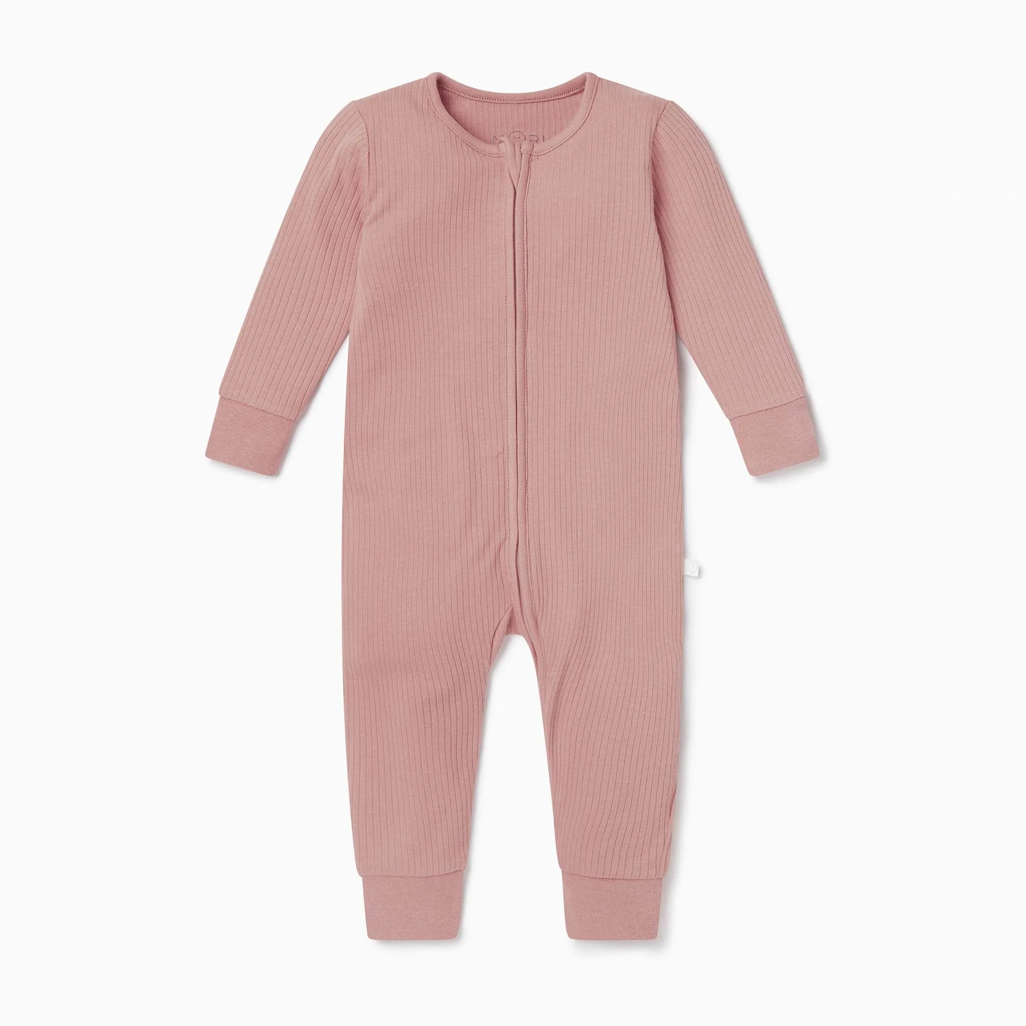 Ribbed Clever Zip Snug Fit Pajamas