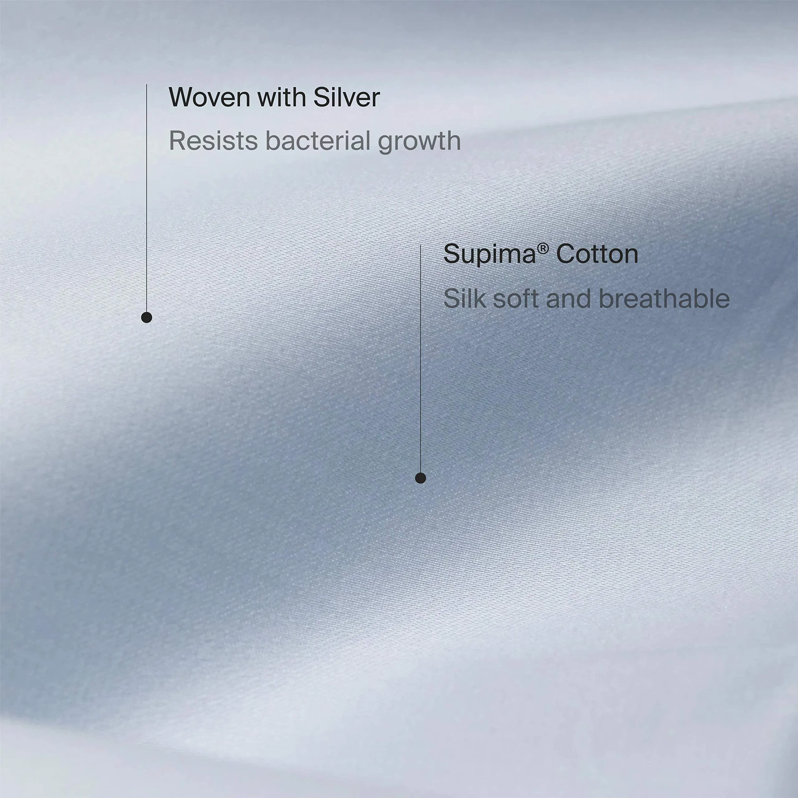 Silver Infused Duvet Cover For Acne Prone Skin  Ultra-Soft Breathable