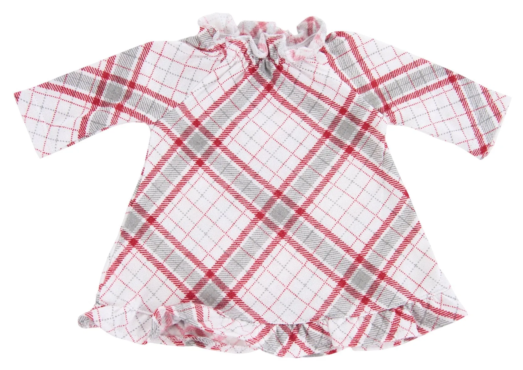 SleepytimePjs Christmas Flannel Nightgowns for 18" Dolls