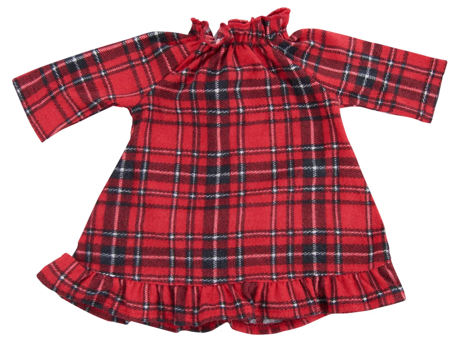 SleepytimePjs Christmas Flannel Nightgowns for 18" Dolls