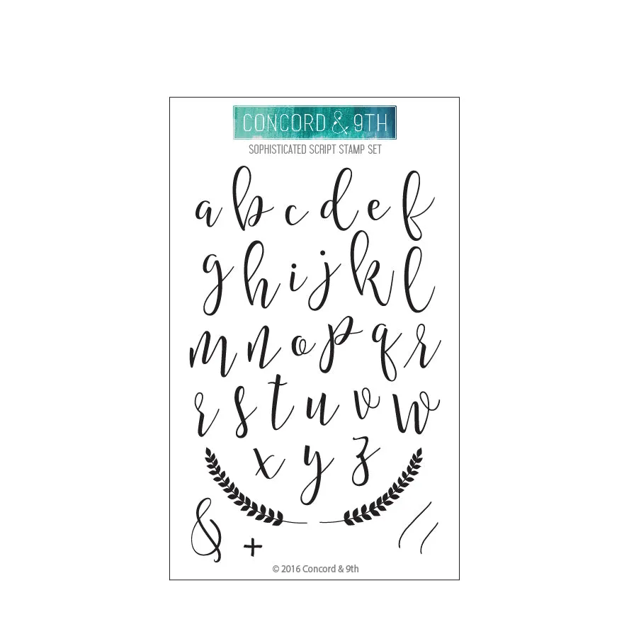 Sophisticated Script Stamp Set