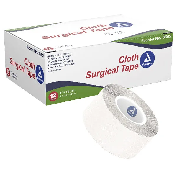 Surgical Cloth Tape, White Breathable