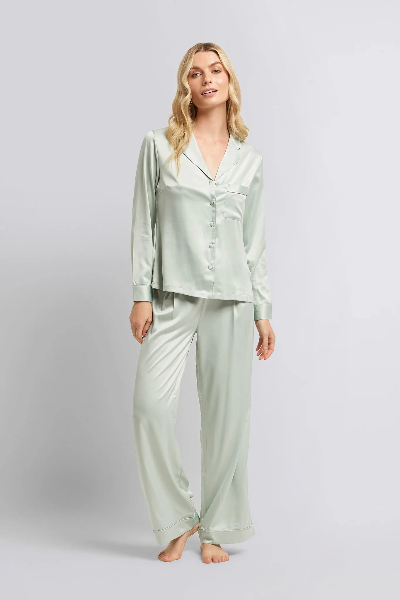 Toni Lounge Pyjama Set - Sage