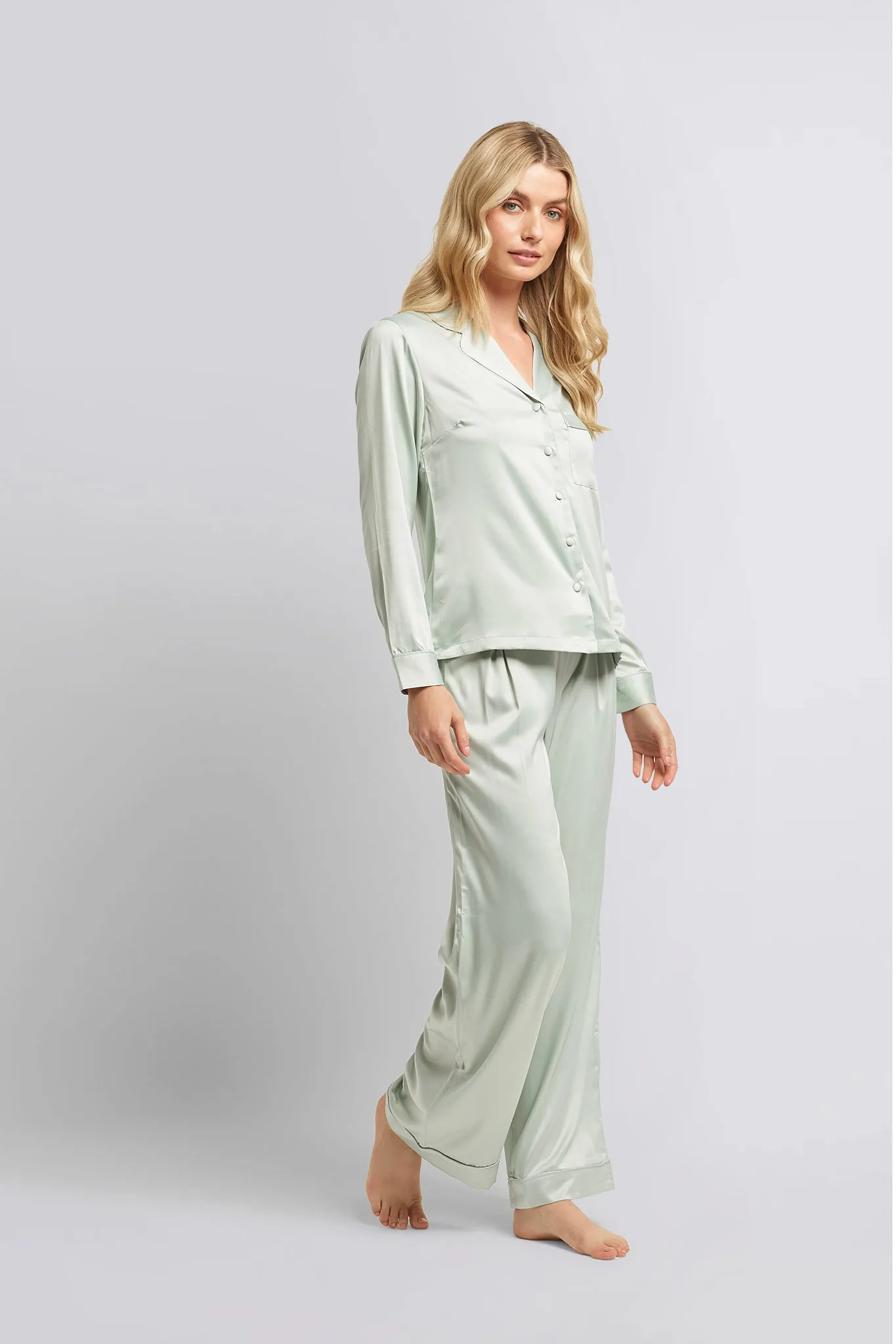 Toni Lounge Pyjama Set - Sage