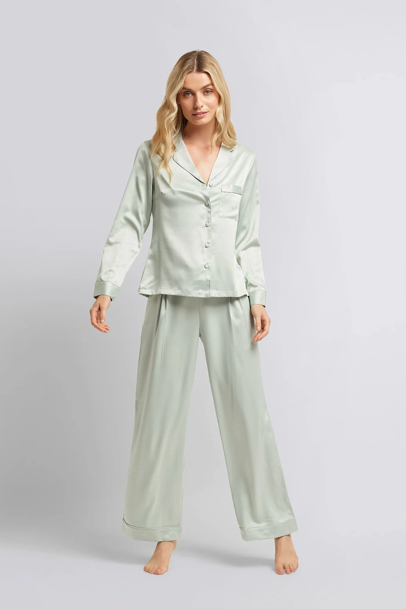 Toni Lounge Pyjama Set - Sage