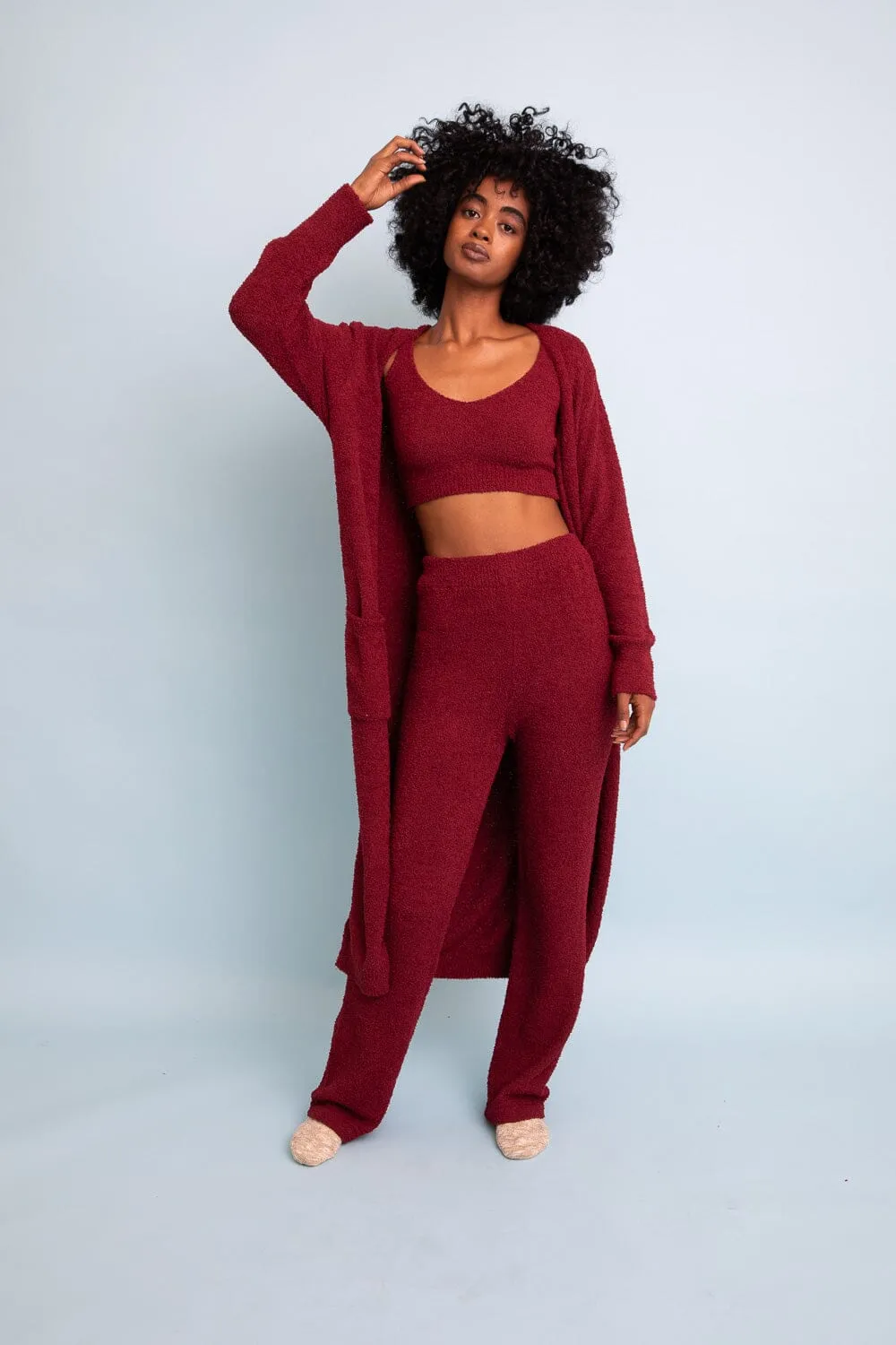 Ultra-soft Boucle Loungewear Set