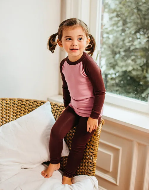 Violet Modal Raglan Long Sleeve Pajama