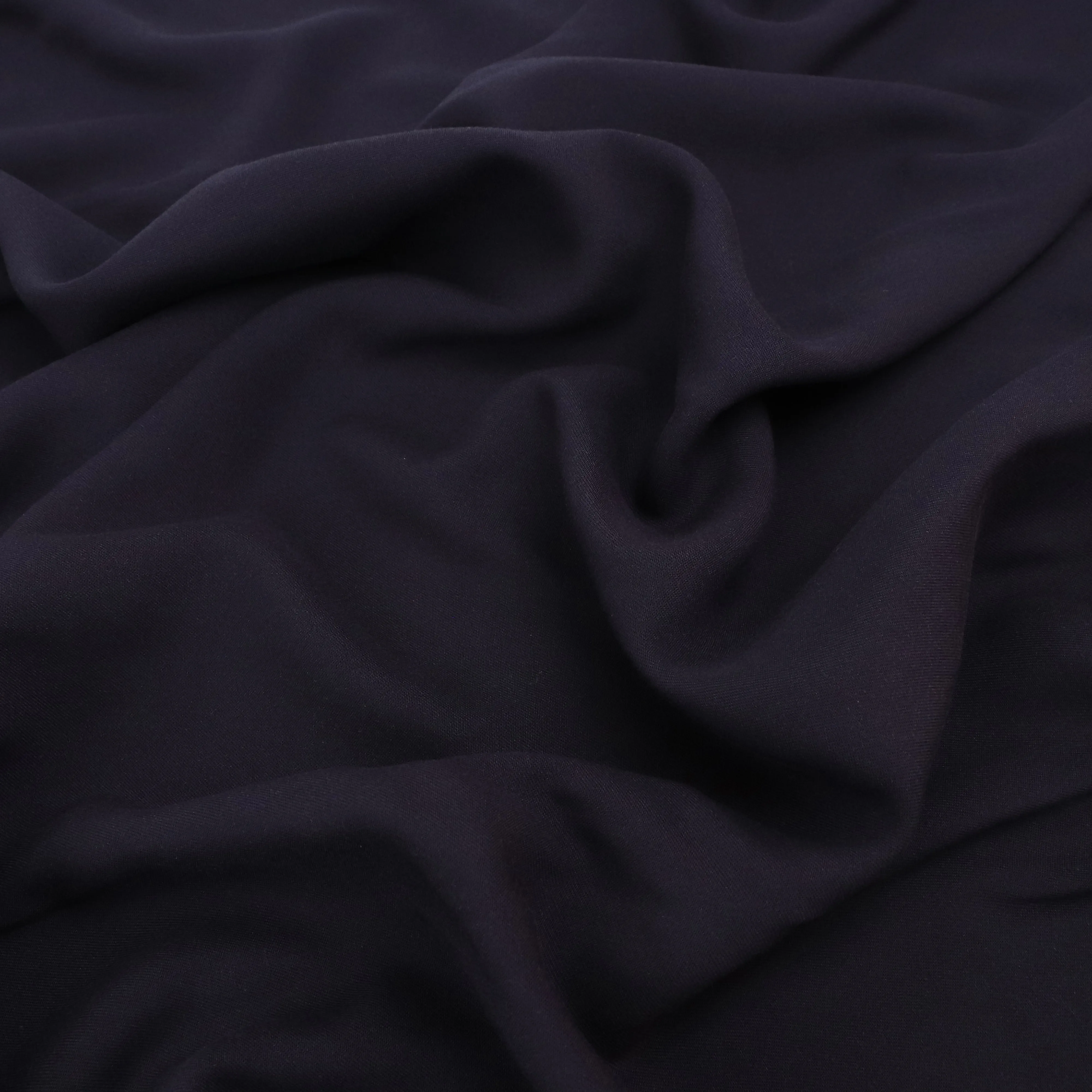 Viscose Twill - Navy Blue