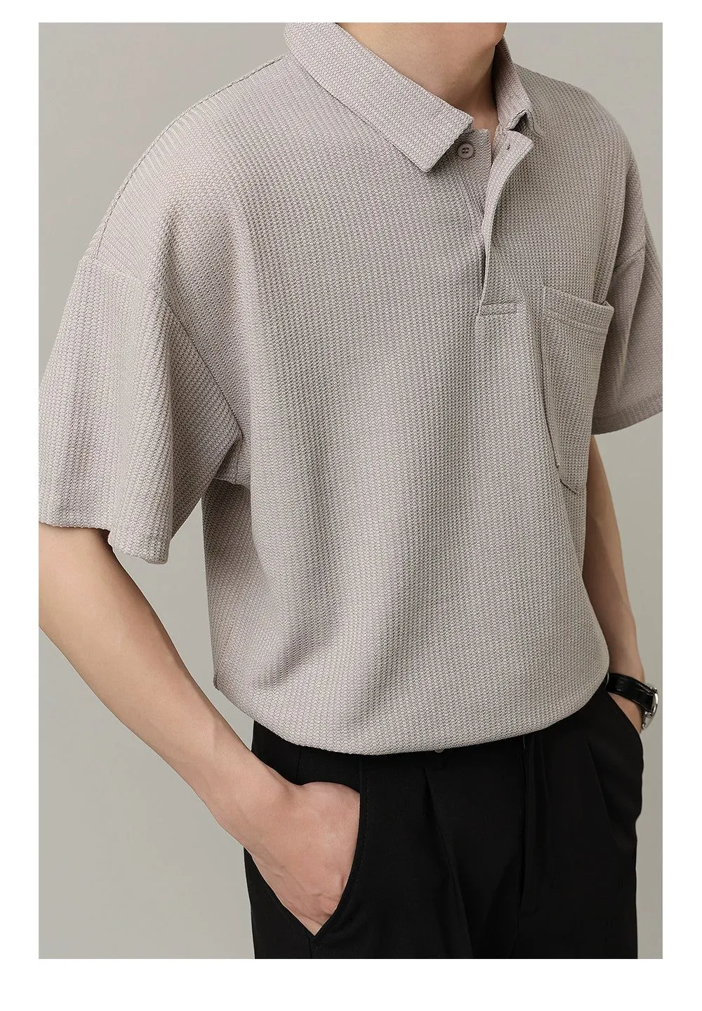 Zhou Business Casual Relaxed Polo